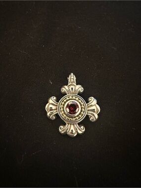 Sterling silver enhancer pendant